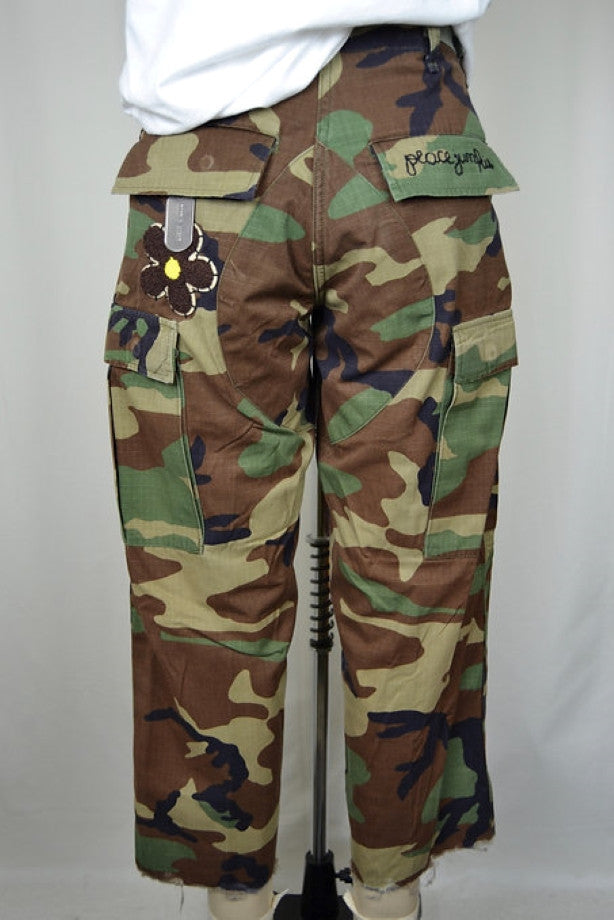 Rank & Sugar Flower Power Camo Pants