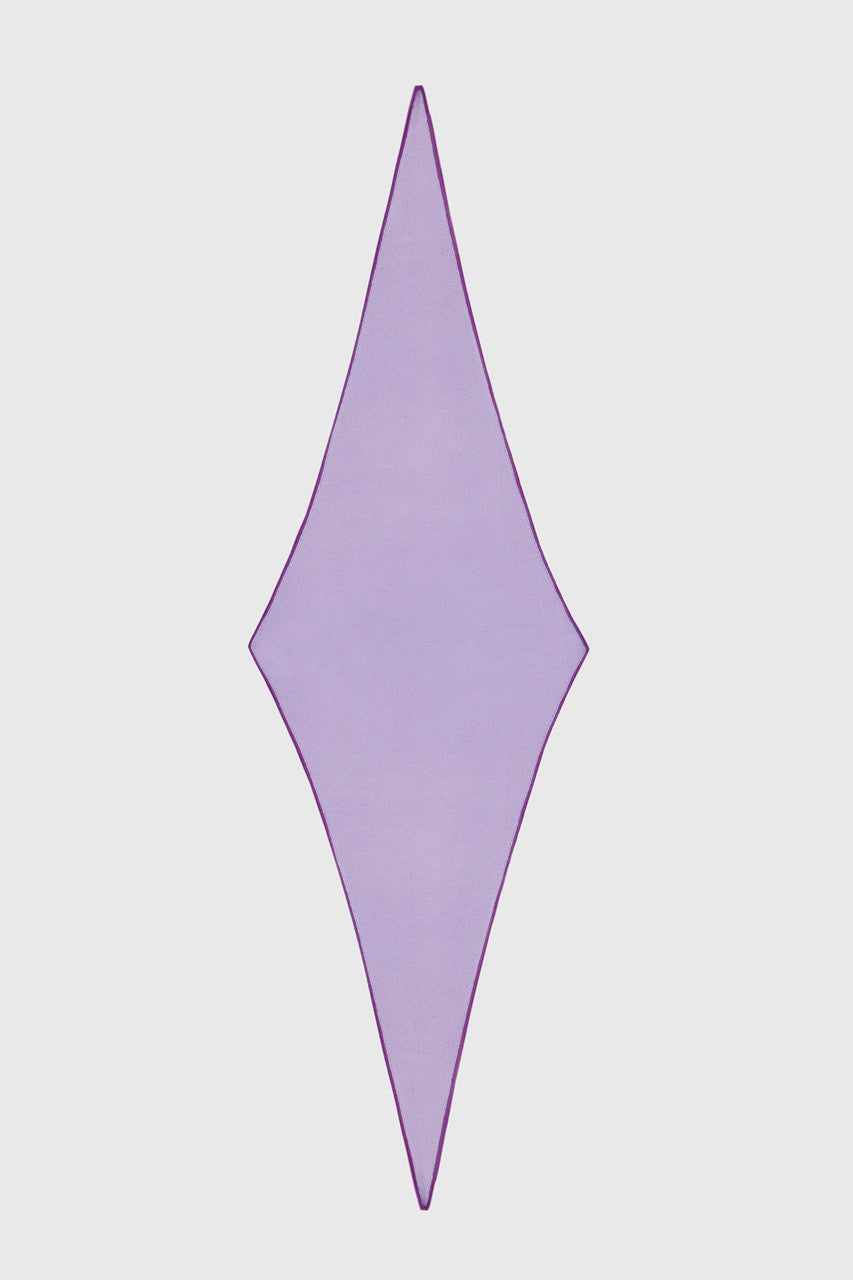 Stone Diamond Cashmere Scarf - Lilac/Purple