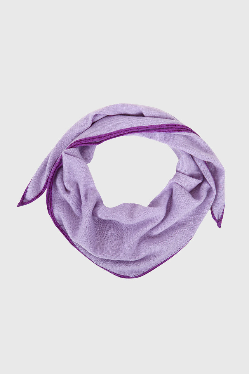 Stone Diamond Cashmere Scarf - Lilac/Purple