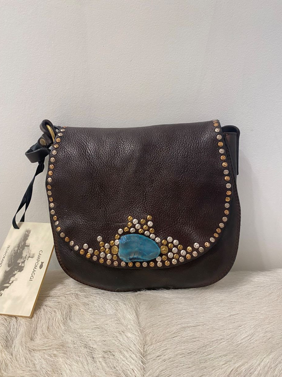 Campomaggi Petra Bag - Brown/Azure