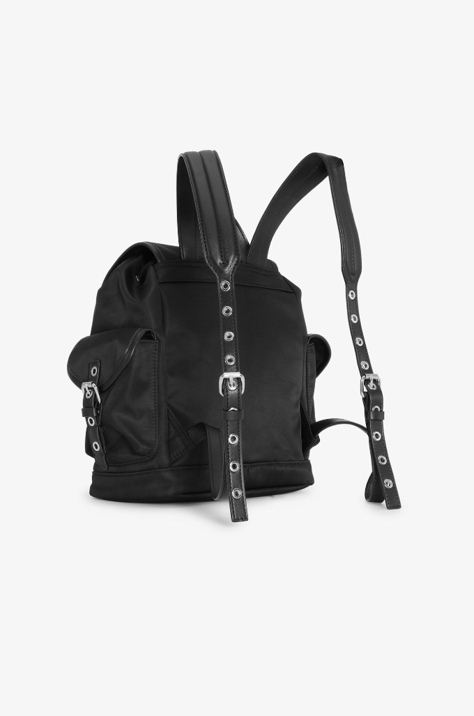 Ganni Small Bucky Backpack - Black