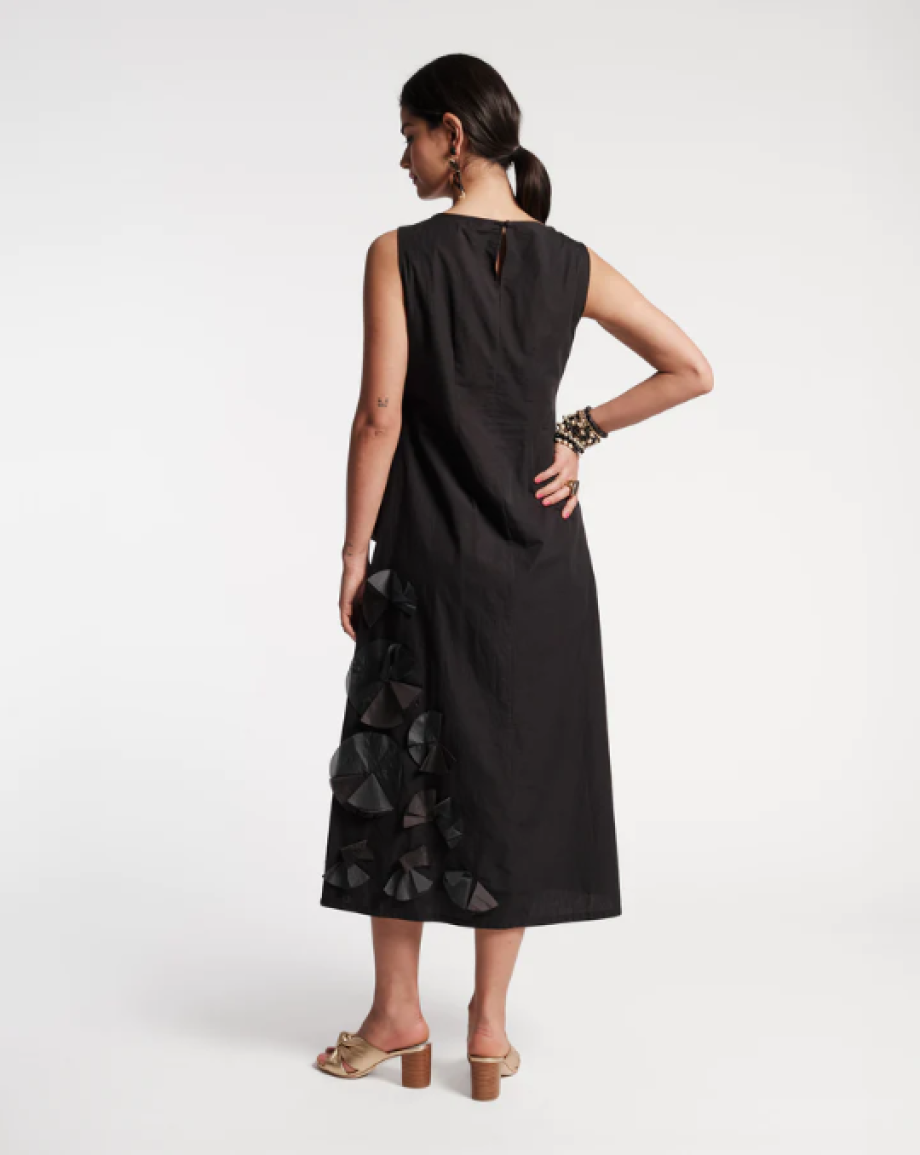 Frances Valentine Origami Dress - Black