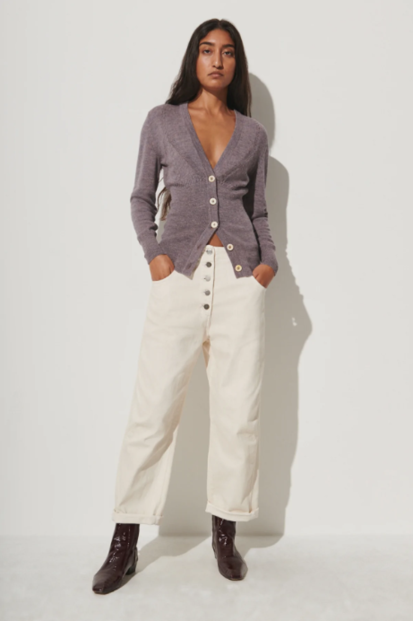 Rachel Comey Pomona Denim Elkin Pant - Dirty White