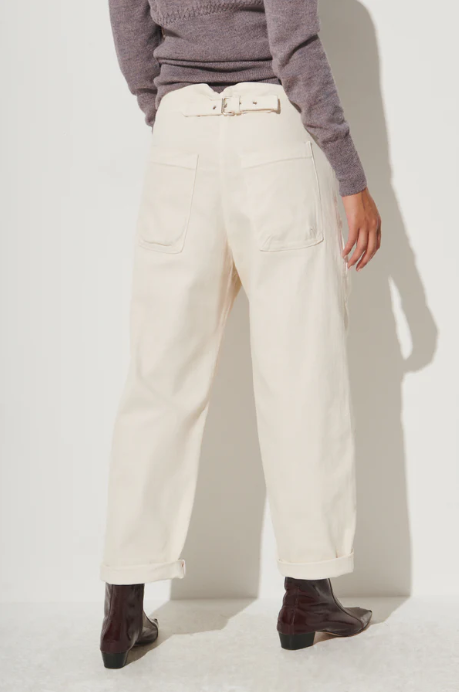 Rachel Comey Pomona Denim Elkin Pant - Dirty White