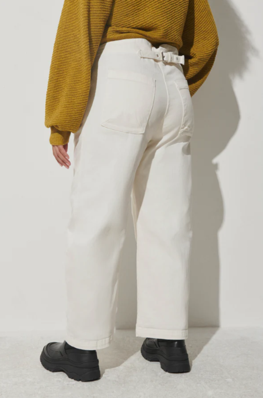 Rachel Comey Pomona Denim Elkin Pant - Dirty White