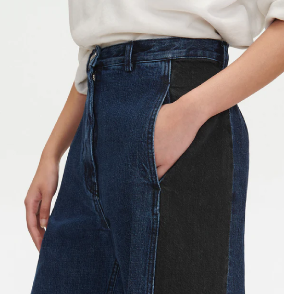 Rachel Comey Garra Pant Mission Combo Denim - Dark Wash