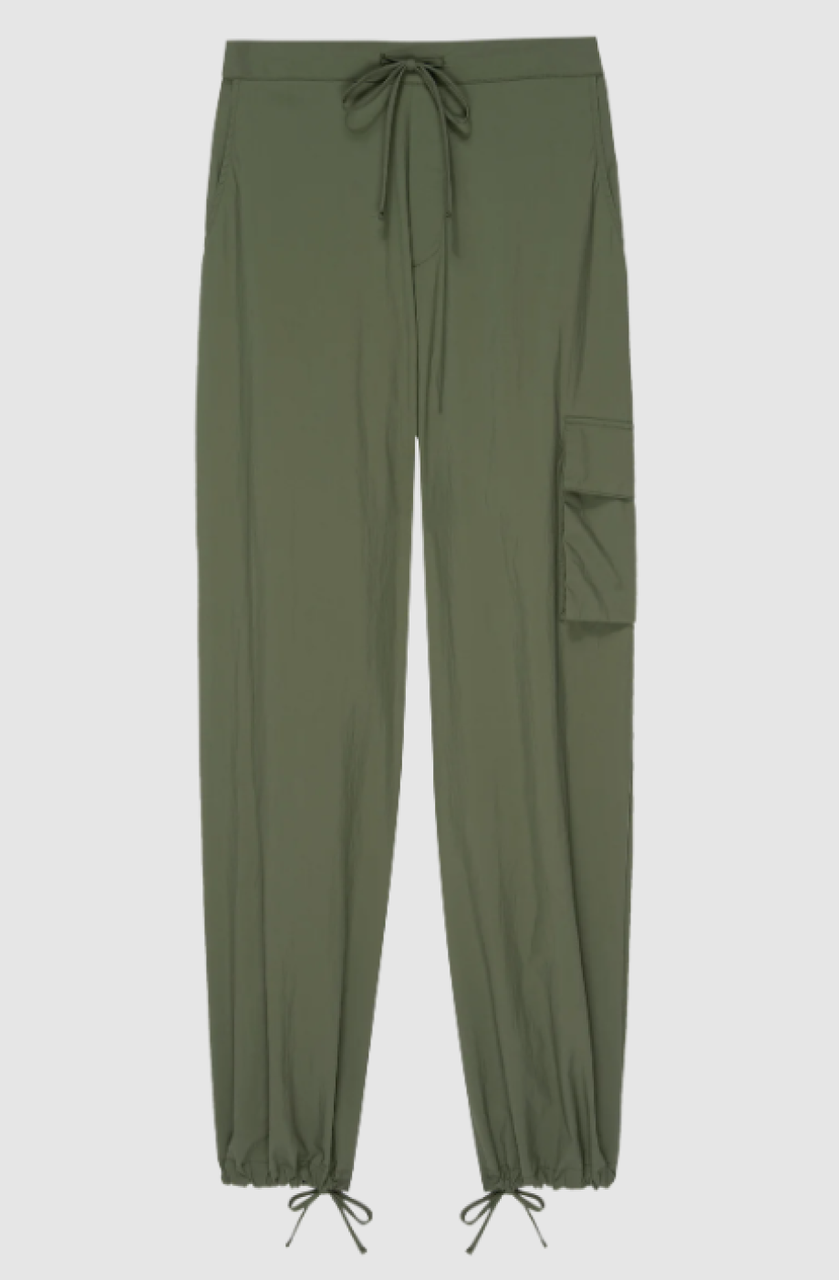 Donni Nylon Cargo Pant - Rosemary