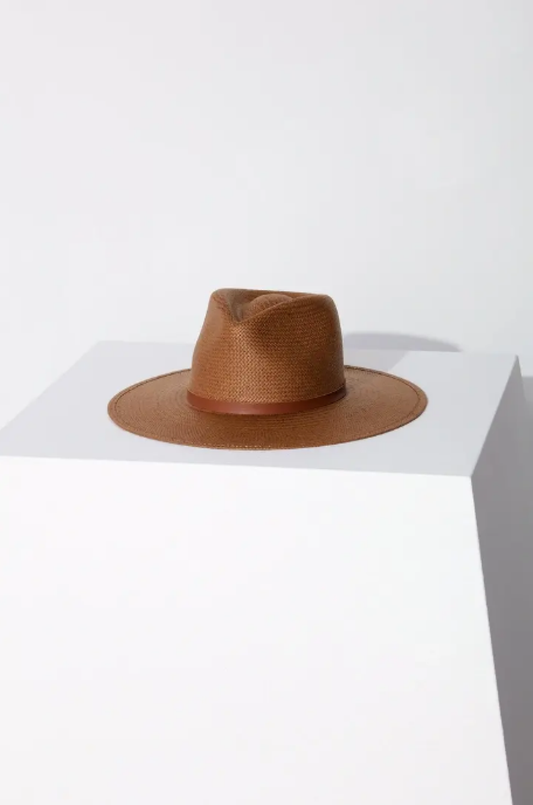 Janessa Leone Sherman Hat - Brown