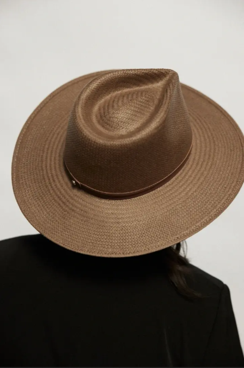 Janessa Leone Sherman Hat - Brown