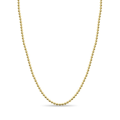 Chammomile 14K Solid Gold Ball Chain 16"/18" - Yellow Gold