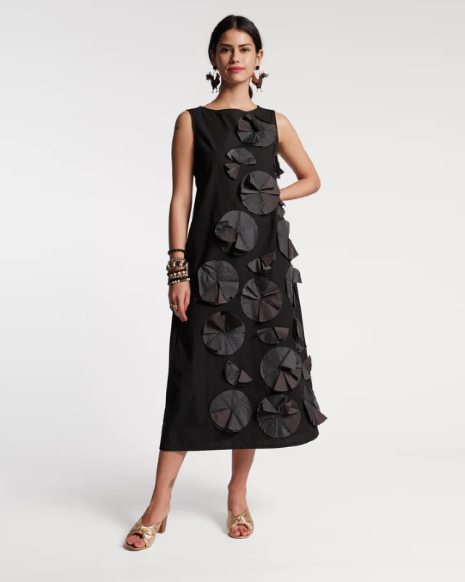 Frances Valentine Origami Dress - Black