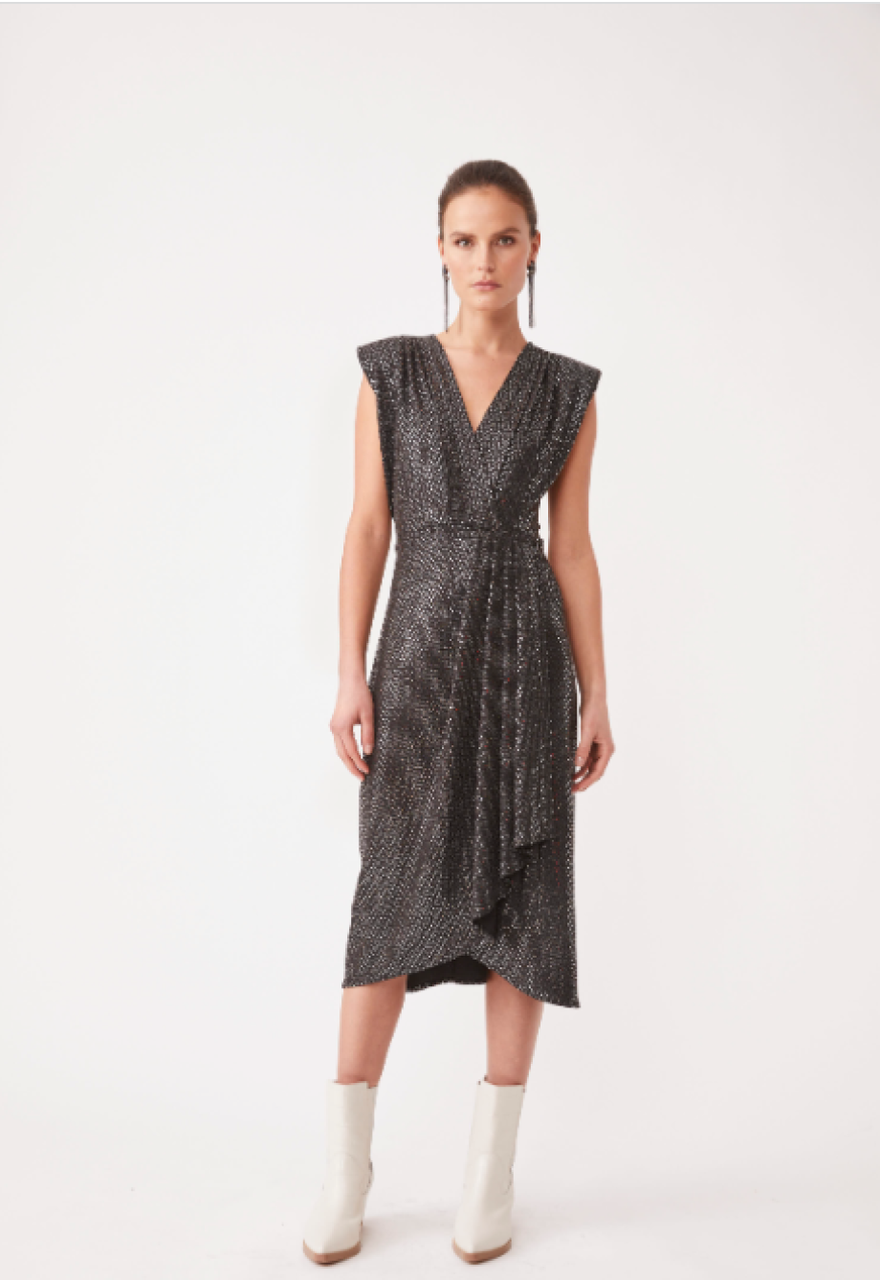 Suncoo Cosima Dress - Black