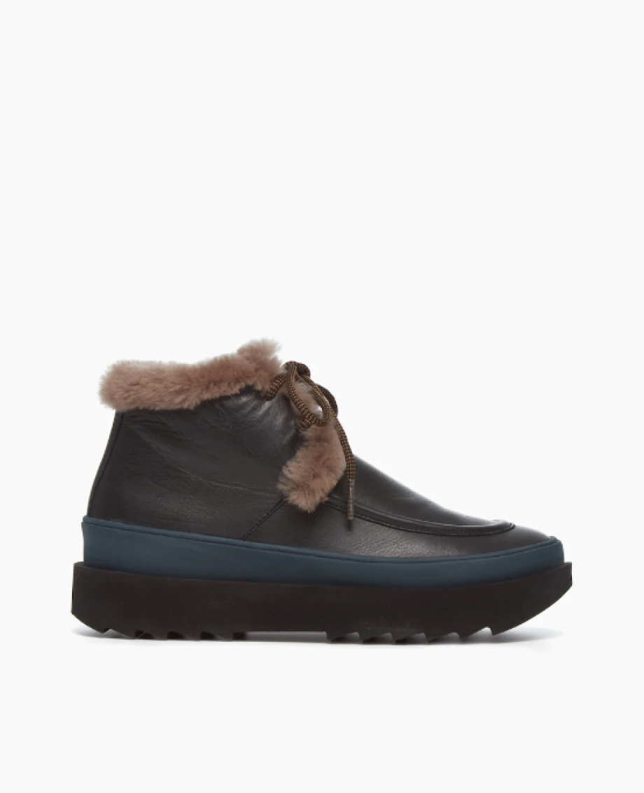 Coclico Fiona Shearling Bootie - Deep Sea