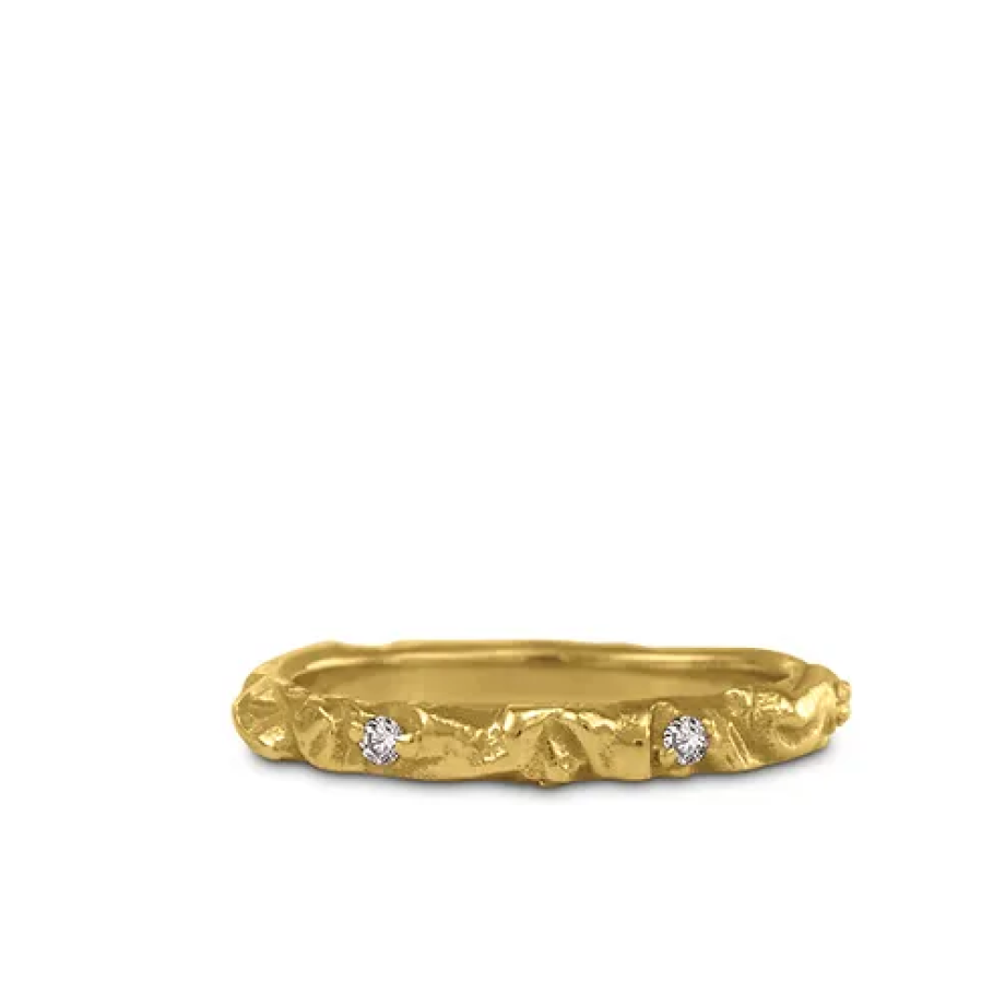 Sarah Graham Arches Gold & Diamond Band