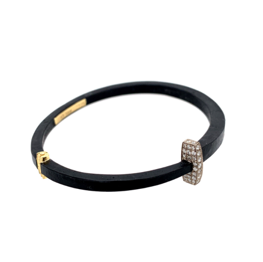 Pat Flynn Nail Bracelet - Pave Diamond Head