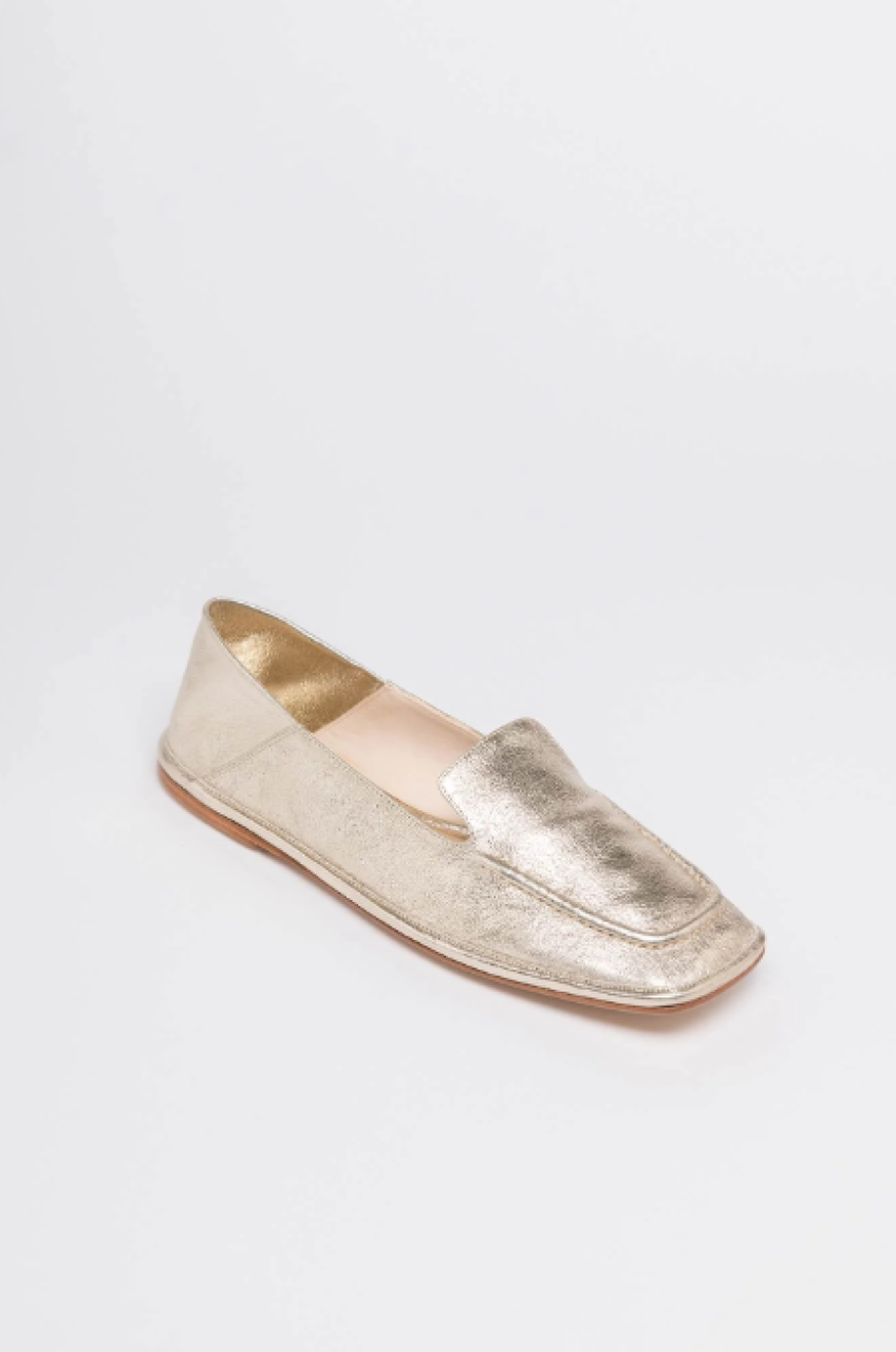 Alysi Shiny Loafer - Platino