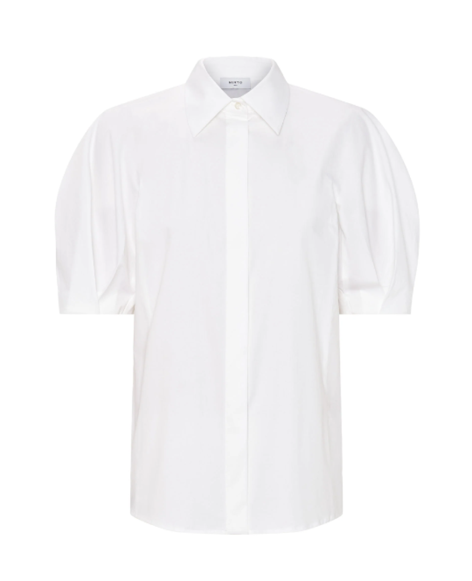 Mirto Short Sleeve Blouse - White