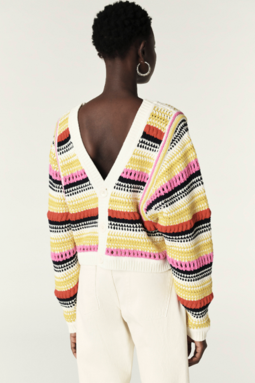 ba&sh Romy Reversible Sweater - Multi