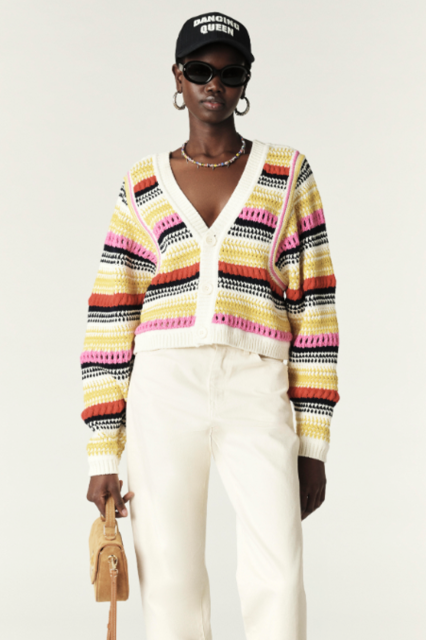 ba&sh Romy Reversible Sweater - Multi