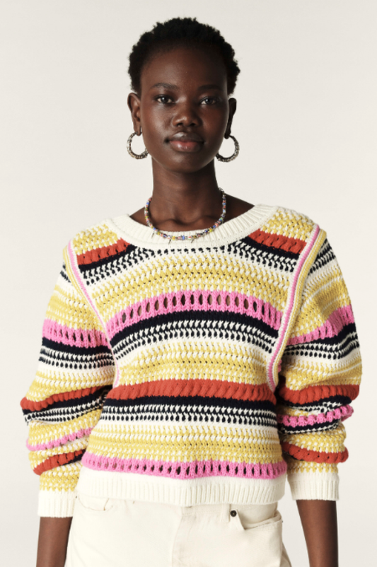 ba&sh Romy Reversible Sweater - Multi