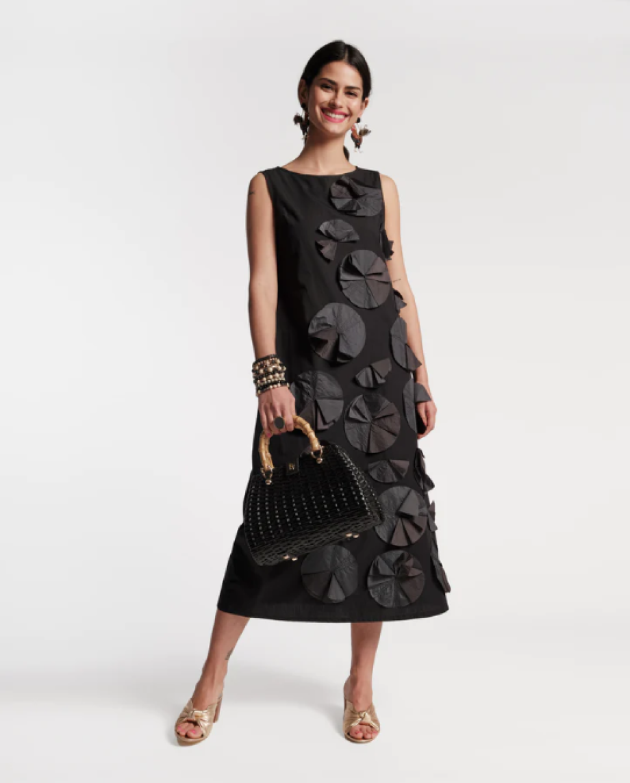 Frances Valentine Origami Dress - Black