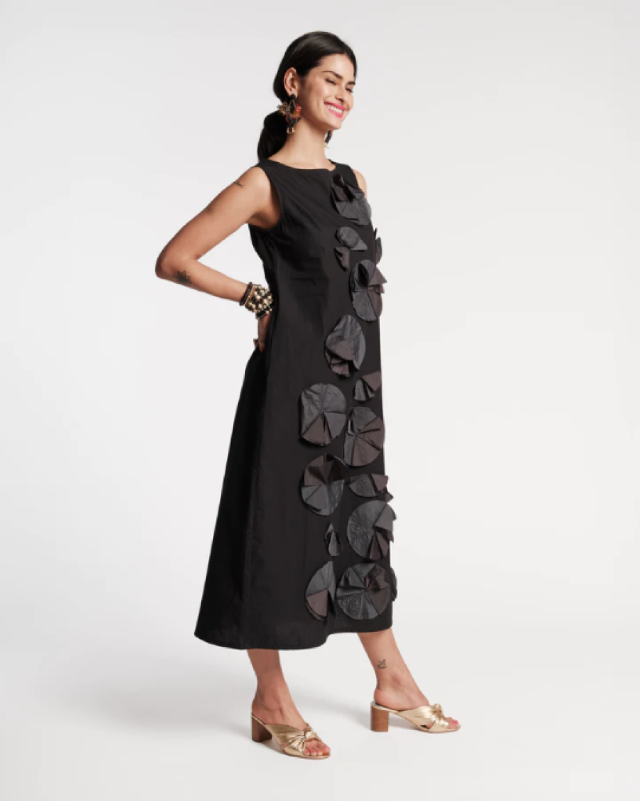 Frances Valentine Origami Dress - Black