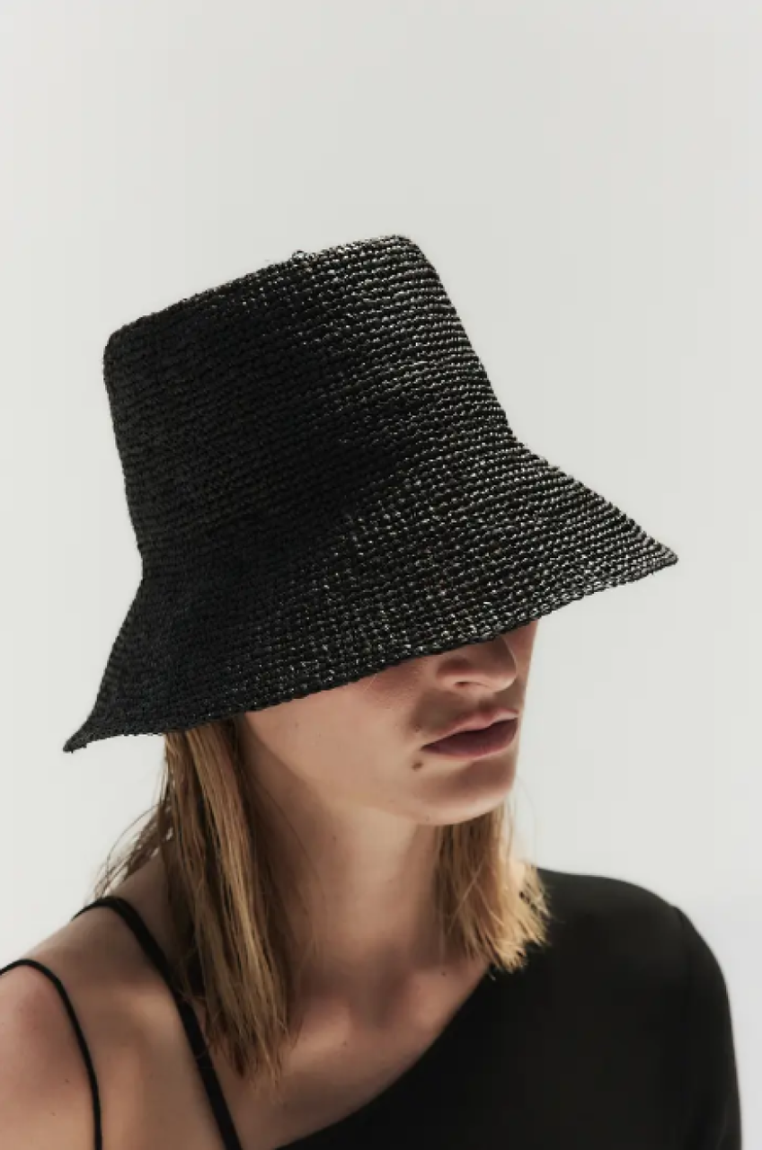 Janessa Leone Felix Bucket Hat - Black