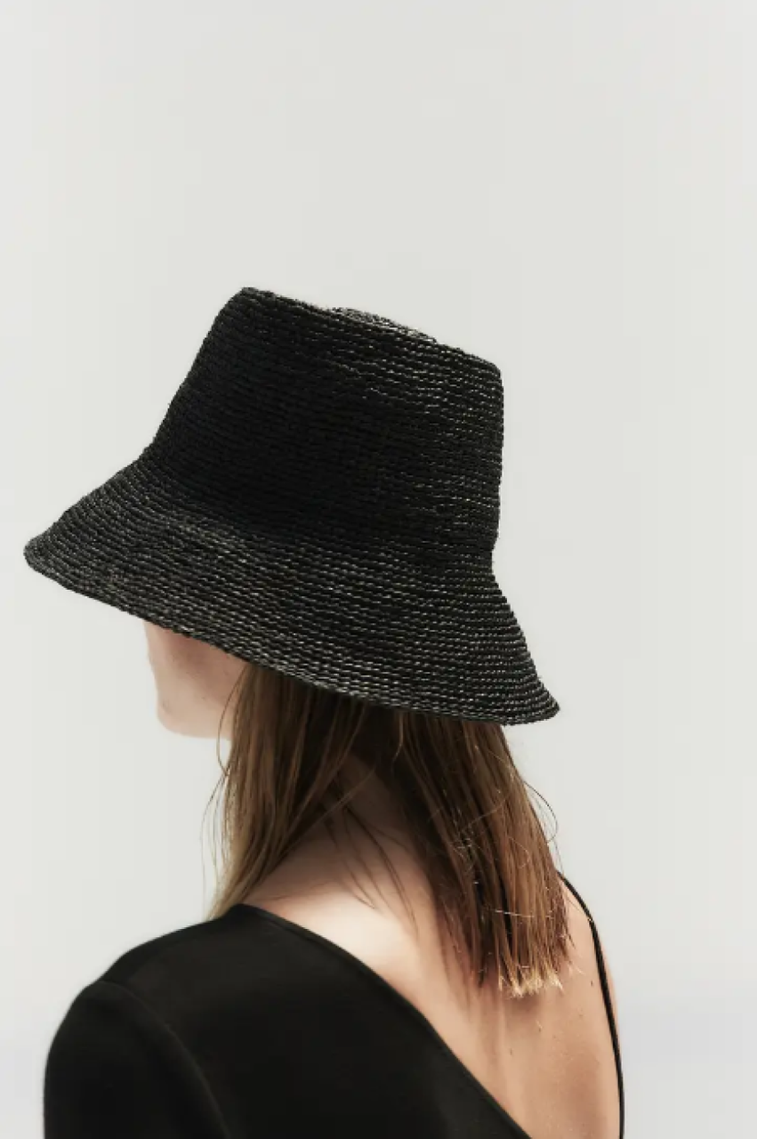 Janessa Leone Felix Bucket Hat - Black