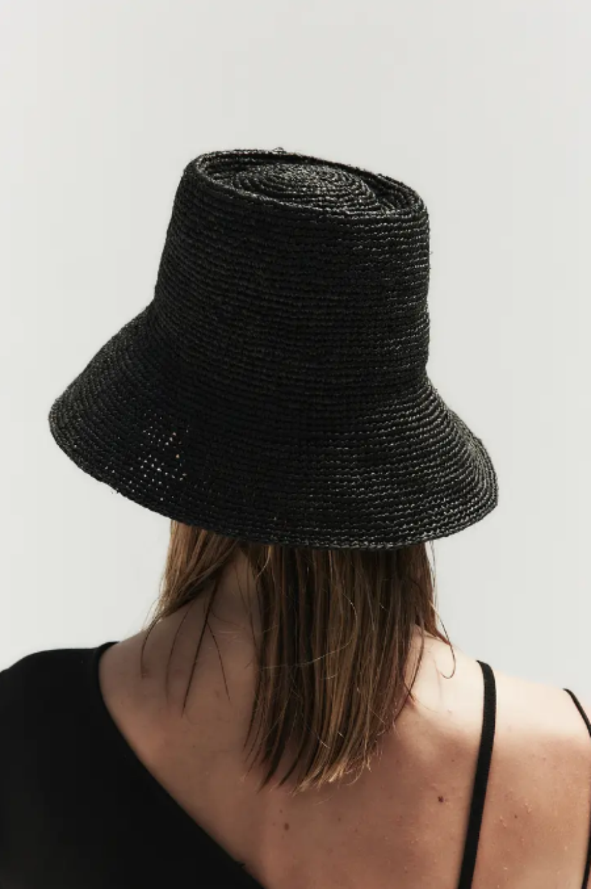 Janessa Leone Felix Bucket Hat - Black