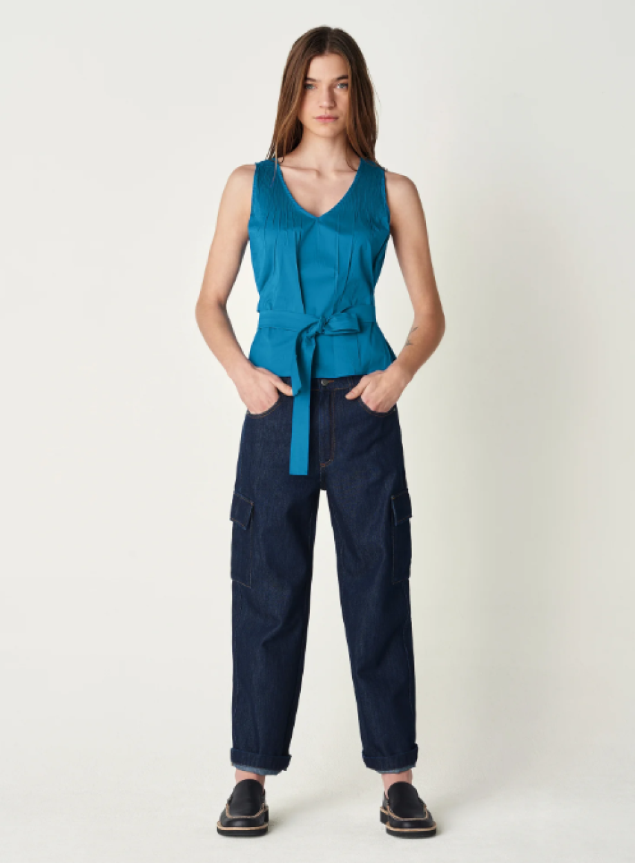 Cotélac Coline Sleeveless Top - Petroline