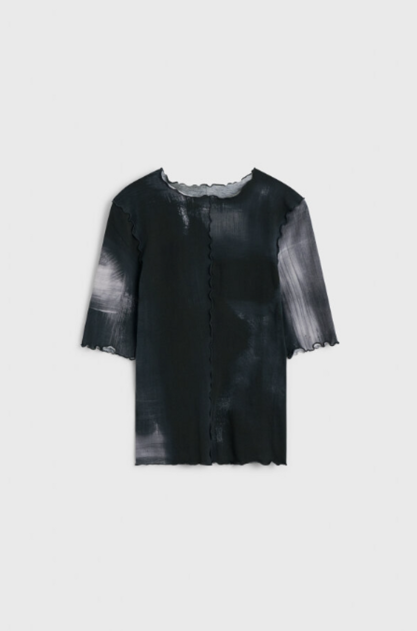 Rodebjer Samantha Wash Jersey Top - Black