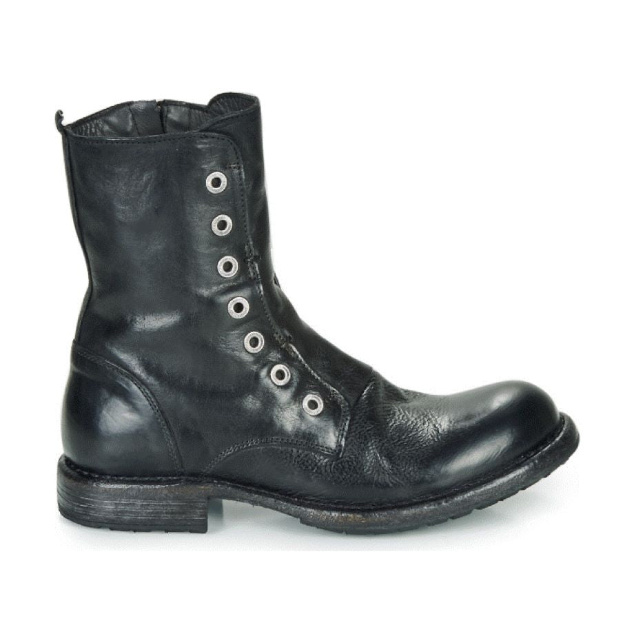 Moma Combat Boot - Black