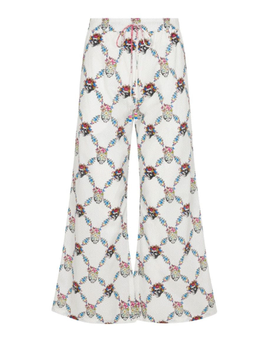 Grateful Dead X Meghan Fabulous Bertha Goddess Pants - White