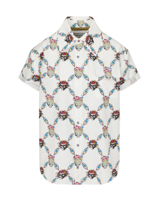 Grateful Dead x Meghan Fabulous Bertha Goddess SS Shirt - White