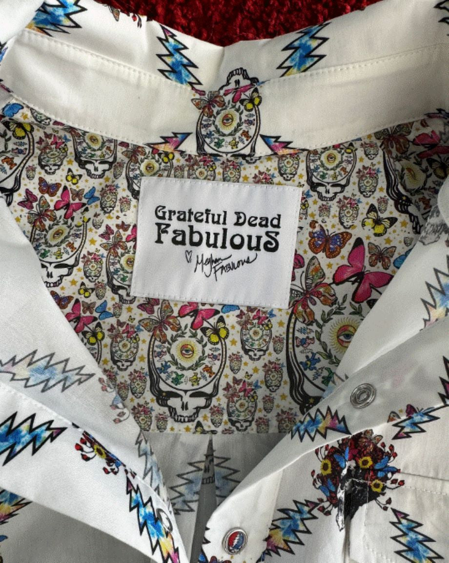 Grateful Dead x Meghan Fabulous Bertha Goddess SS Shirt - White