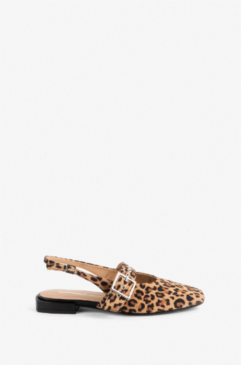 Intentionally Blank Pearl Slingback - Leopard