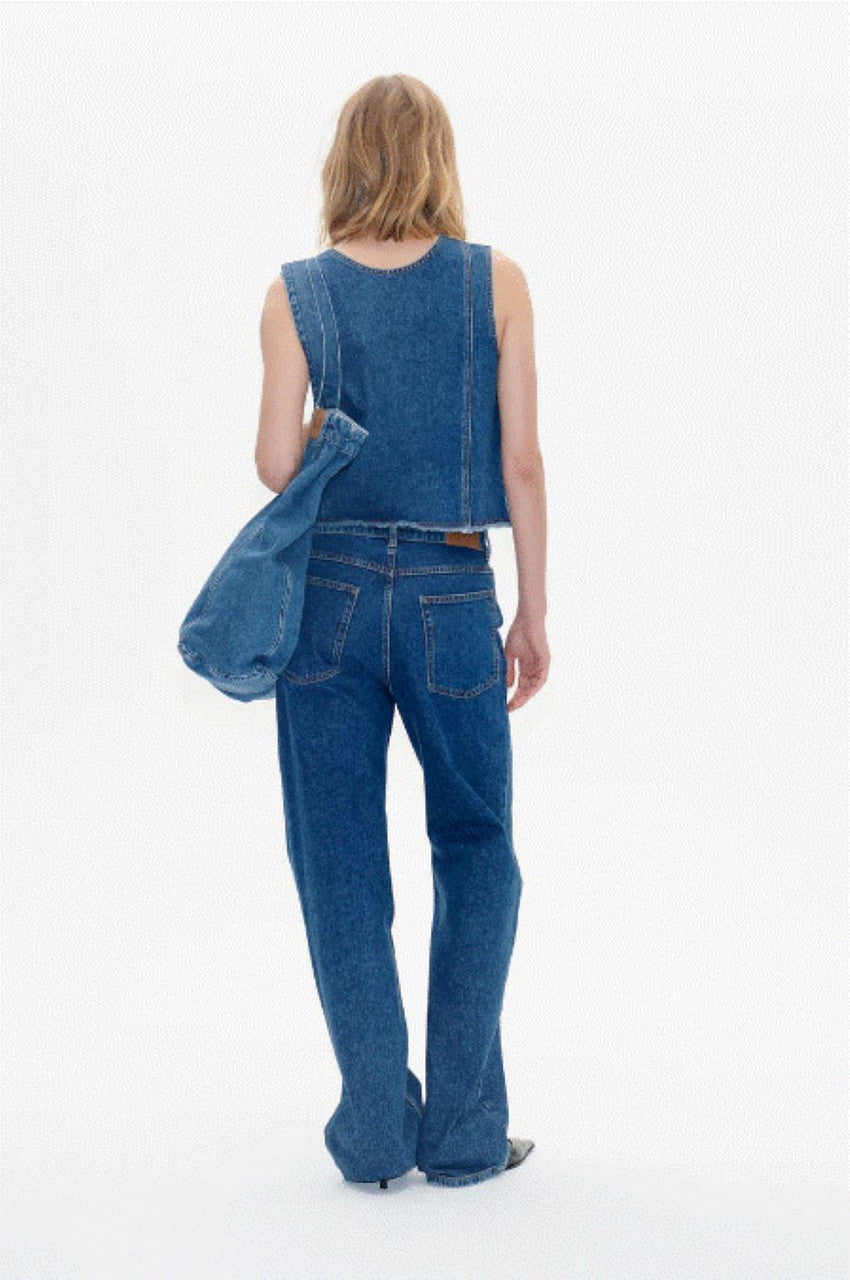 Baum und Pferdgarten Madine Denim Top -  Classic Blue