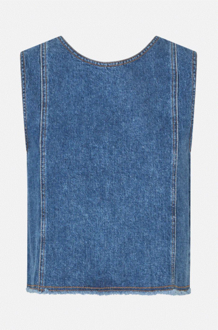 Baum und Pferdgarten Madine Denim Top -  Classic Blue