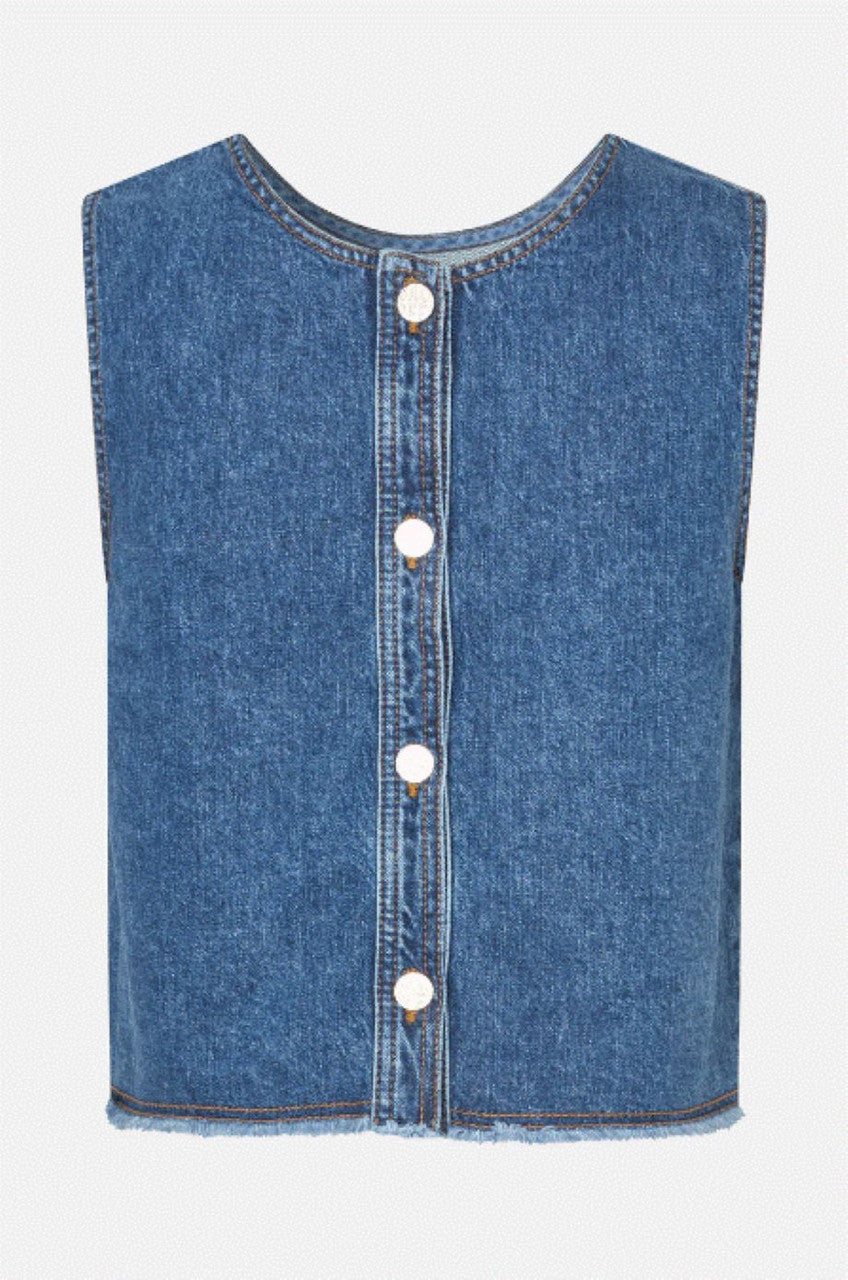 Baum und Pferdgarten Madine Denim Top -  Classic Blue