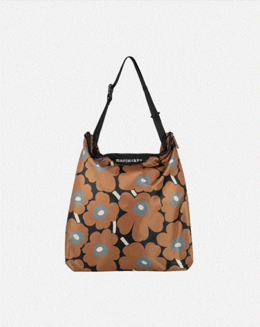 Marimekko Neat Crossbody Unikko Large - Brown