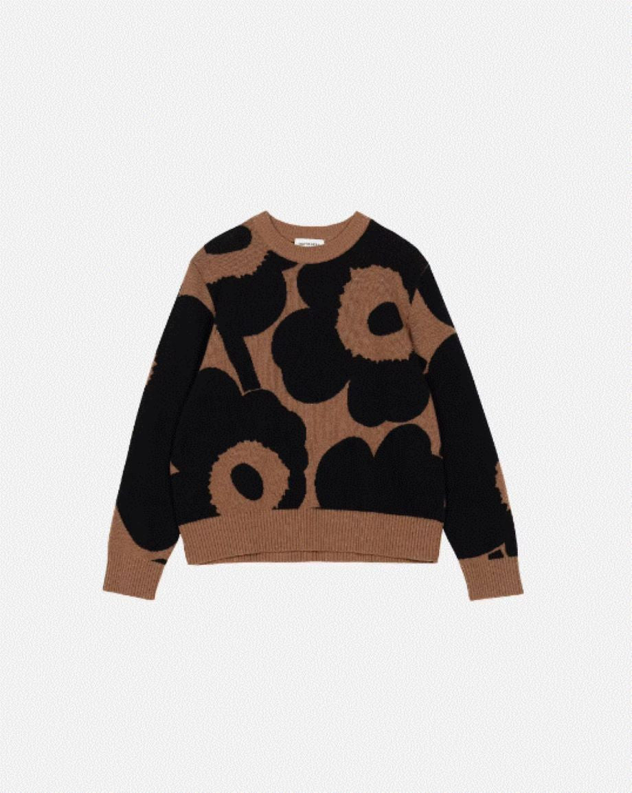 Marimekko Valu Unikko Sweater - Brown