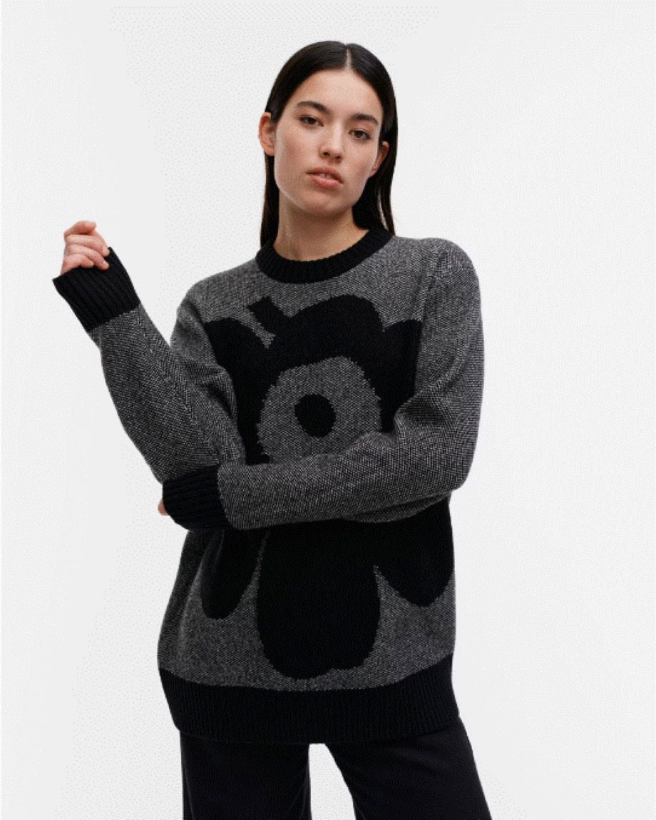 Marimekko Pehmyt Unikko Sweater - Black