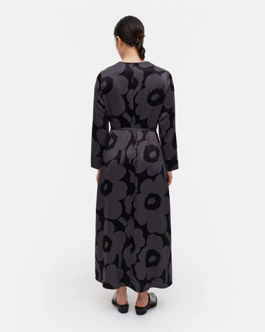 Marimekko Mennyt Unikko Dress - Black