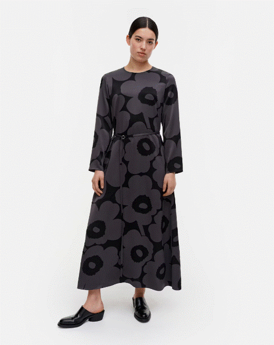 Marimekko Mennyt Unikko Dress - Black