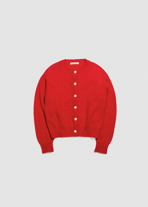 &Daughter Ada Cardigan - Poppy Red