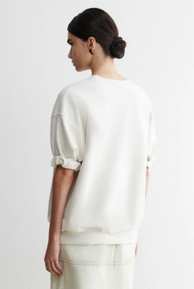 Rachel Comey Stanza Sweatshirt - Dirty White