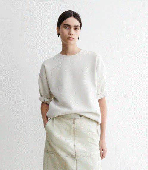 Rachel Comey Stanza Sweatshirt - Dirty White