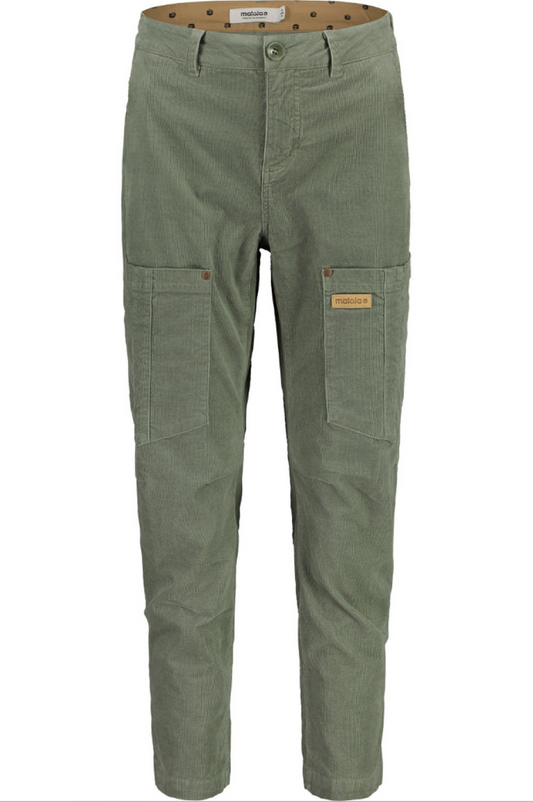 Maloja ColdilanaM Stretch Corduroy Pants - Frosty Green