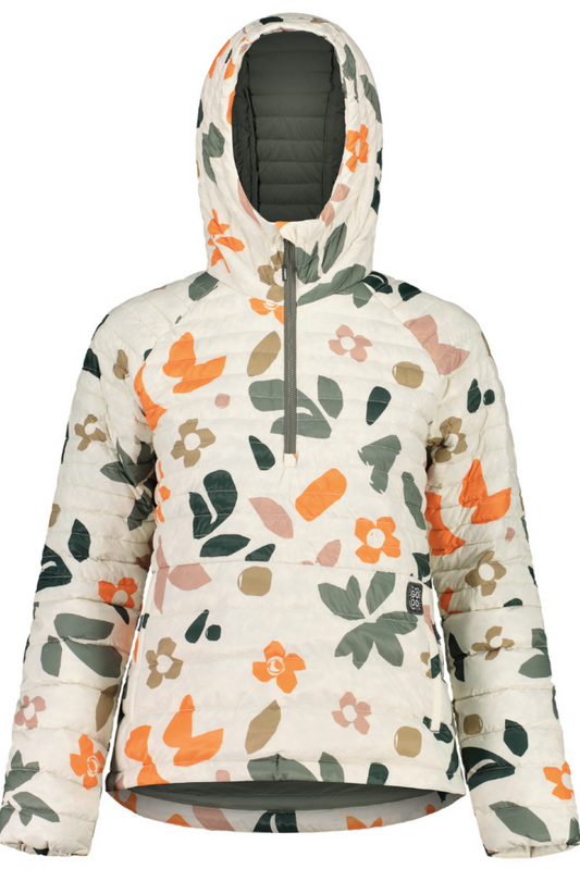 Maloja SeekerspitzM Sundry Print Down Anorak - Glacier Milk