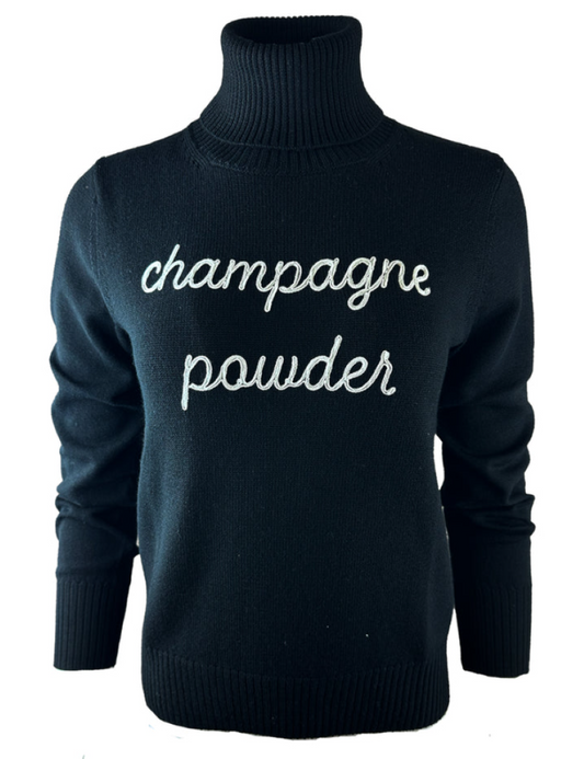 Team Event "Champagne Powder" Sweater - Black